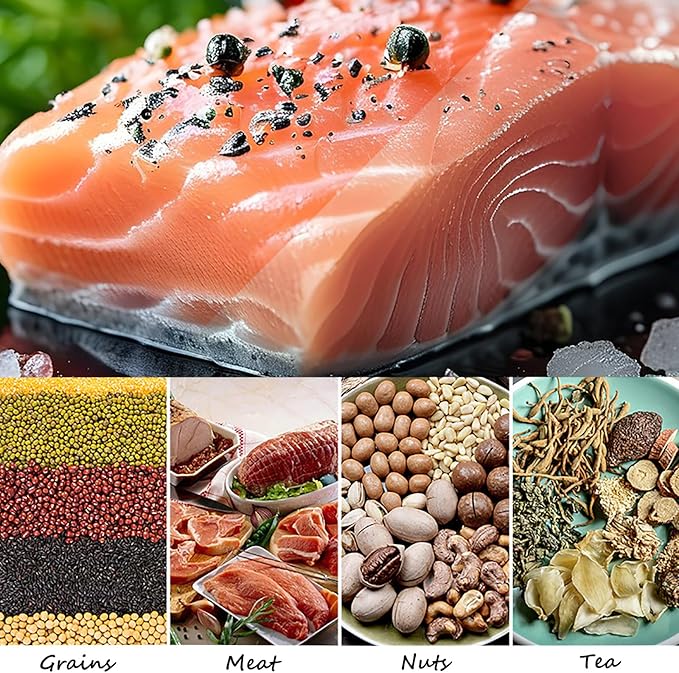 100 Count 8x12 Inch for Food Saver, Vacuum Sealer Bags for Food, Great for Food Storage Sous Vide & Meal Prep Vacuum Sealer Bags