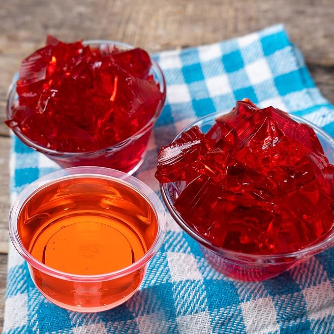 Gerrii 500 Count Plastic Disposable Portion Cups Without Lid Souffle Condiment Cups Small Sauce Containers Clear Mini Plastic Containers for Portion Control Meal Sample Dressing(2 oz)