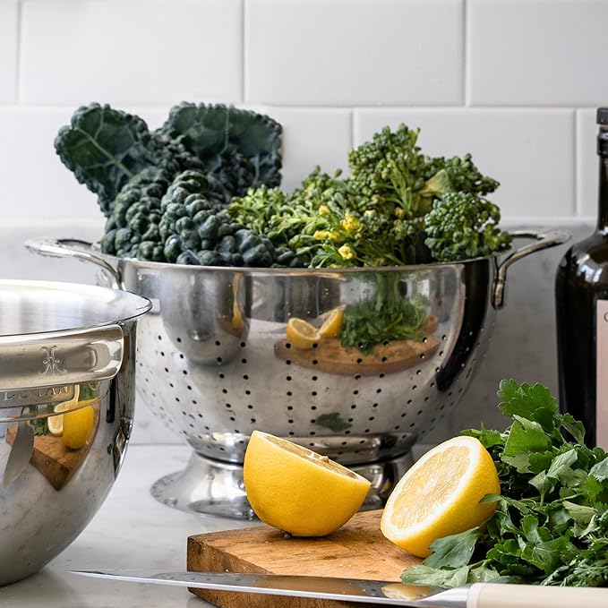 Hestan Provisions Stainless Steel Colander, 3-Quart