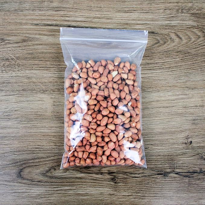 6" X 9" (100 Bags) 2 Mil Clear Reclosable Zip Plastic Poly Bags with Resealable Lock Seal Zipper