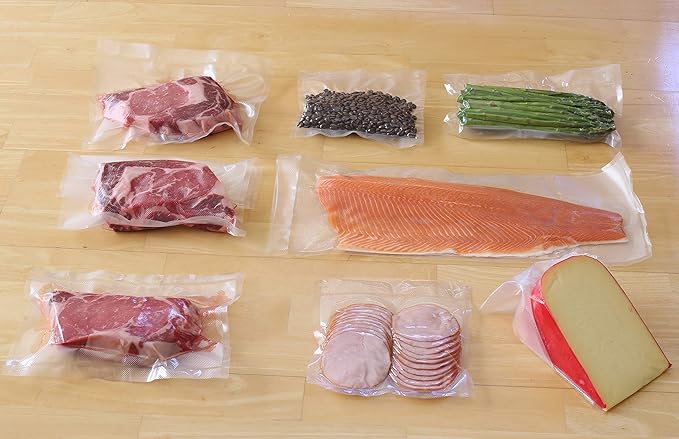 Simple Houseware Vacuum Sealer Bags 11'' x 16' Sous Vide Roll, 3-Pack