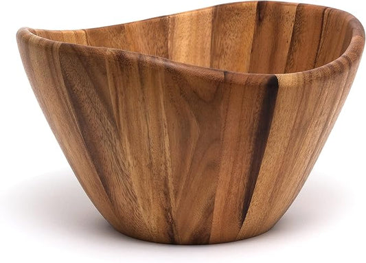 Lipper International Acacia Wave Bowl