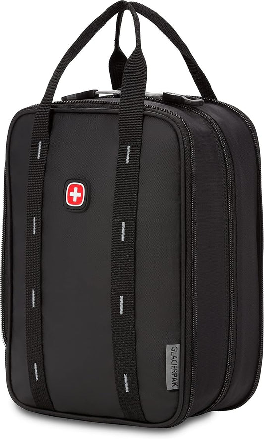 SwissGear Insulated Lunch Bag, Black/Red, One Size