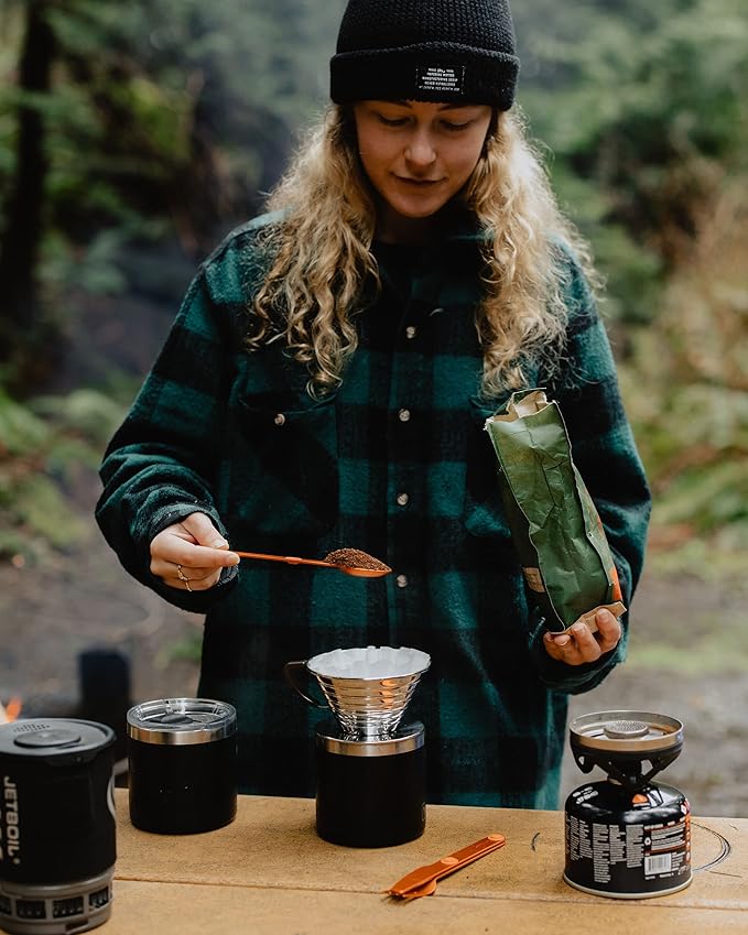FULL WINDSOR - MAGWARE Magnetic Camping Cutlery Set - Travel Utensils for Camping, Cooking, and Outdoor Dining - Knife, Fork & Spoon- Portable Silverware with Pouch - Fathers Day Gifts - Black (3 PCS)