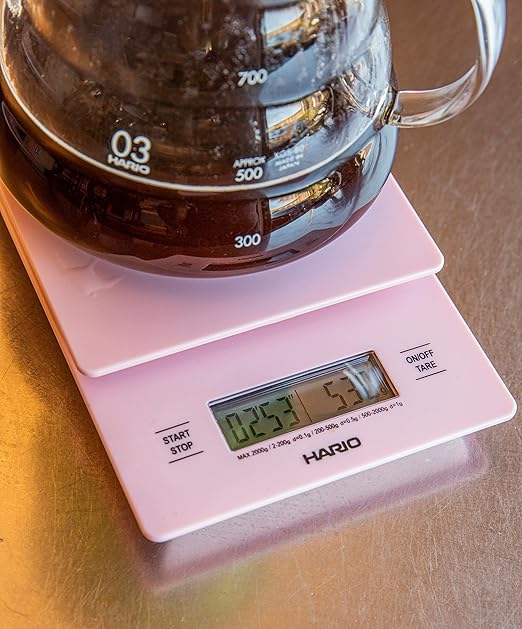 Hario V60 Drip Scale, Matte Pink