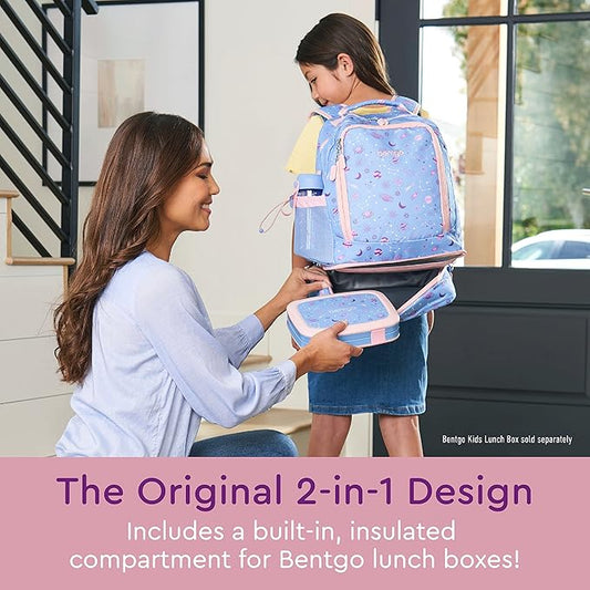 Bentgo Kids Prints 2-in-1 Backpack & Insulated Lunch Bag