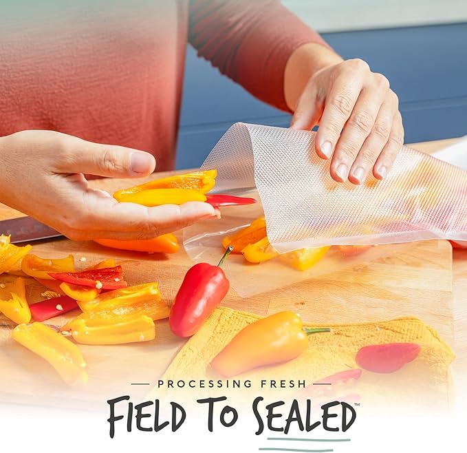 Avid Armor Vacuum Sealer Bags 200 Quart 8x12" For Food Saver, Commercial Grade, BPA Free, Heavy Duty, Pre-cut, for Vac Storage, Meal Prep, Sous Vide, or Dehydrated Freeze Dried Foods