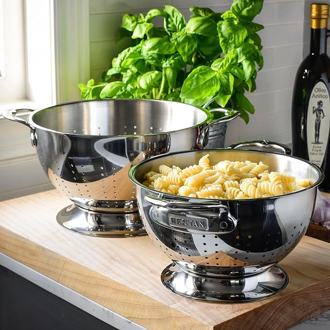 Hestan Provisions Stainless Steel Colander Set, 2-Piece