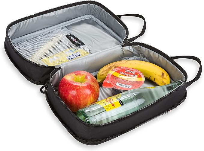 SwissGear Insulated Lunch Bag, Black/Red, One Size