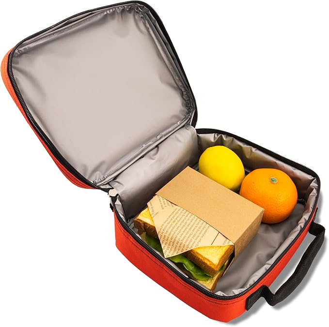 Disney Cars Lunch Box for Kids | Lightning McQueen Insulated Lunch Bag Lunch Box for Boys, Girls, Unisex, Toddlers| Lightning McQueen Red Reusable Lunchbox