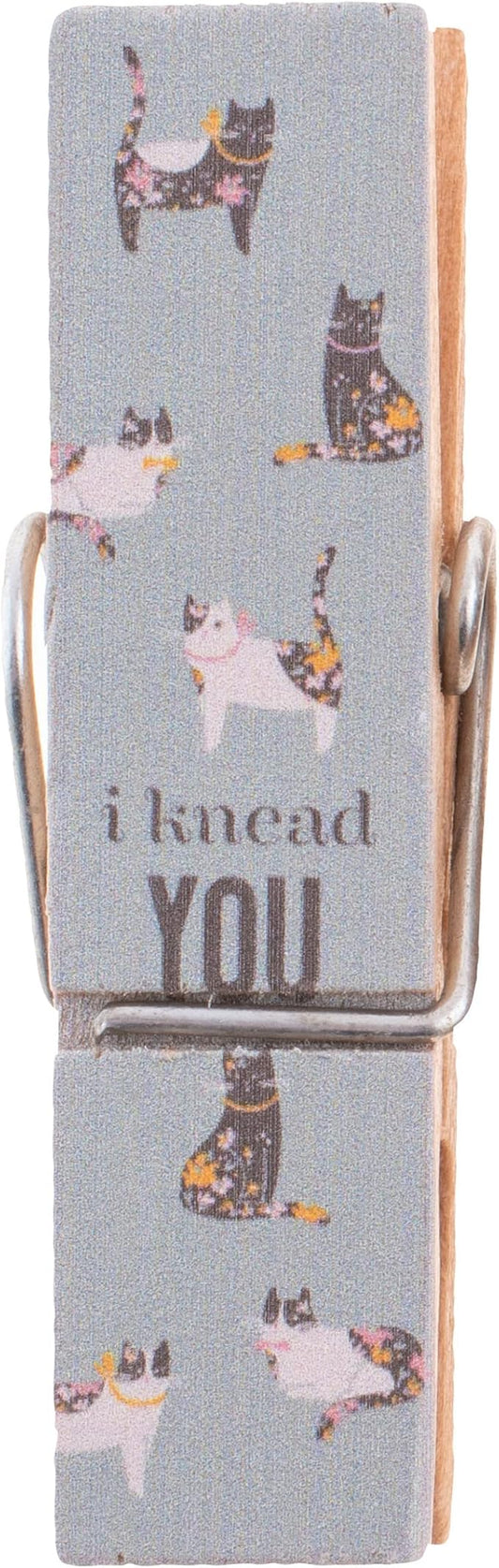 Karma Chip Clips - Bag Clips - Potato Chip Bag Clips - Colorful and Fun Bag Clips for Food and Storage - One Size - Cat