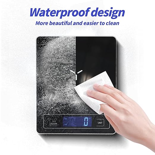 Digital Food Scale Multi-Functional Kitchen Scale and Baking Scale,Nutrition Scale for Precise Weight Measuring and Portion Control, Calorie Counting Scale, Meal Prep Scale, and Weight Loss Scale