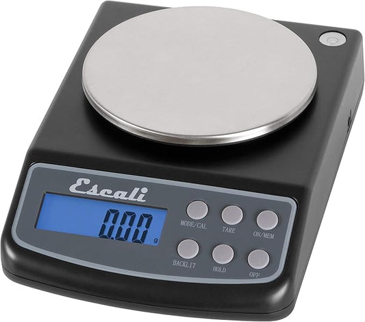 Escali Lab Weight Scale L Series, 8 x 5.75 x 2.5 in, Black
