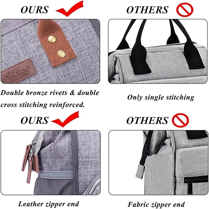 Personalized Lunch Box for Women, Initial Reusable Insulated Lunch Bag, Wide-Open Adult Lunchbox Cooler Lunchbag Snack Organizer, Initial Leakproof Lunch Tote Bag for Picnic Work Outdoors Grey - D