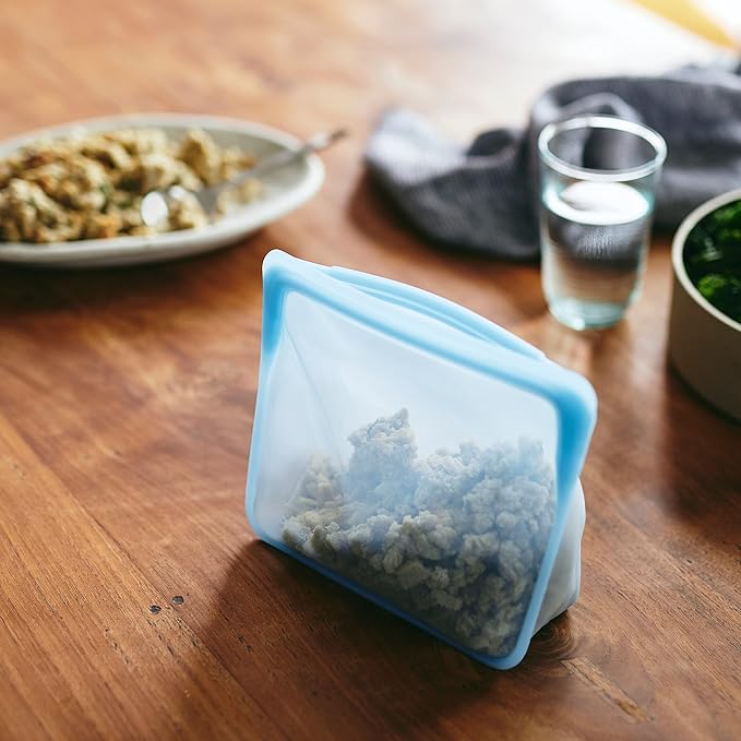 Stasher Reusable Silicone Storage Bags (Mini + Snack) Bundle