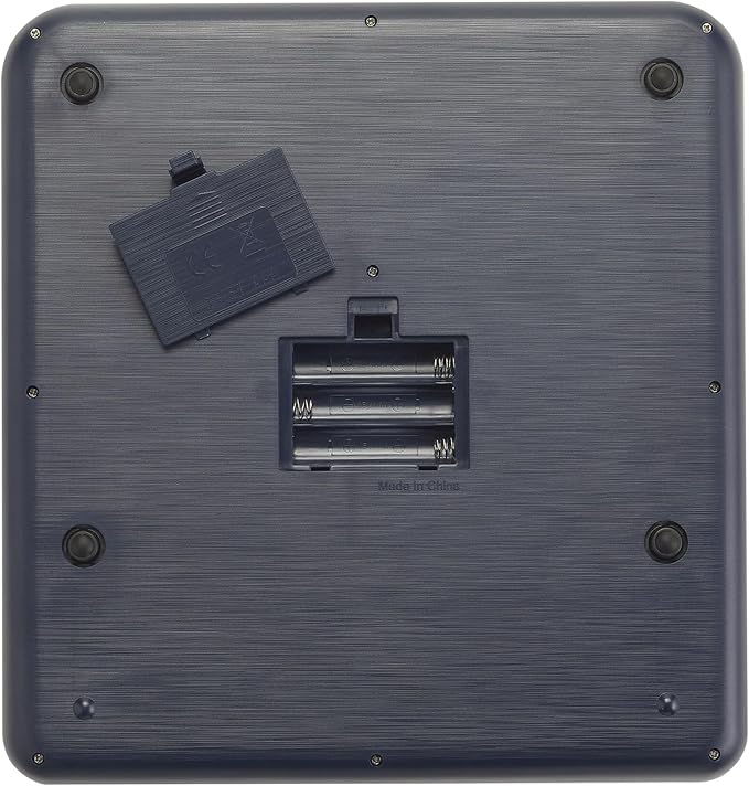 Taylor Digital Kitchen Scale with Antimicrobial Surface Plastic Body Weighs Up to 11 pounds Capacity with Hold and Tare Functions and Backlight, Navy