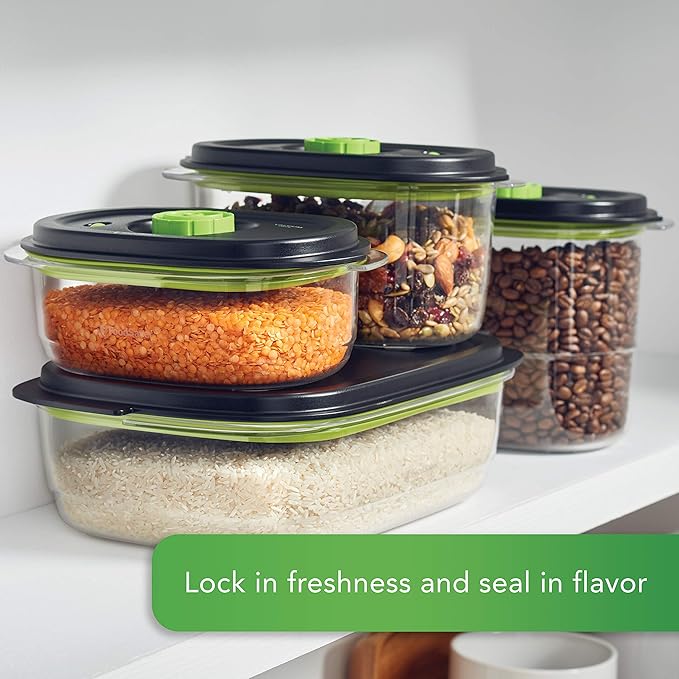 FoodSaver Vacuum Containers and Reusable Quart Bags (10 Count)