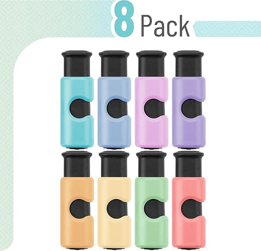 Mr. Pen- Squeeze and Lock Bread Bag Clips, 8 Pack, Squeeze and Lock Bread Clips, Bag Clips for Food Storage, Clips for Food Packages, Snack Clips, Mr Pen Bag Clips 8 Pack Squeeze and Lock,