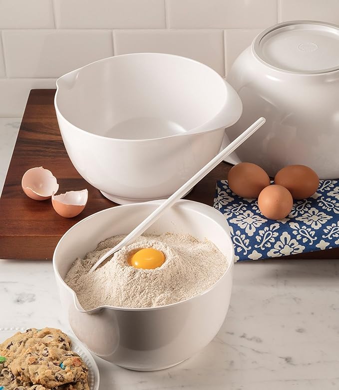 Hutzler Melamine Mixing Bowl, 2 quarts, Red