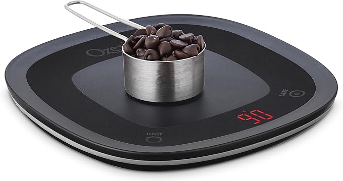 Ozeri Touch Waterproof Digital Kitchen Scale, Washable and Submersible
