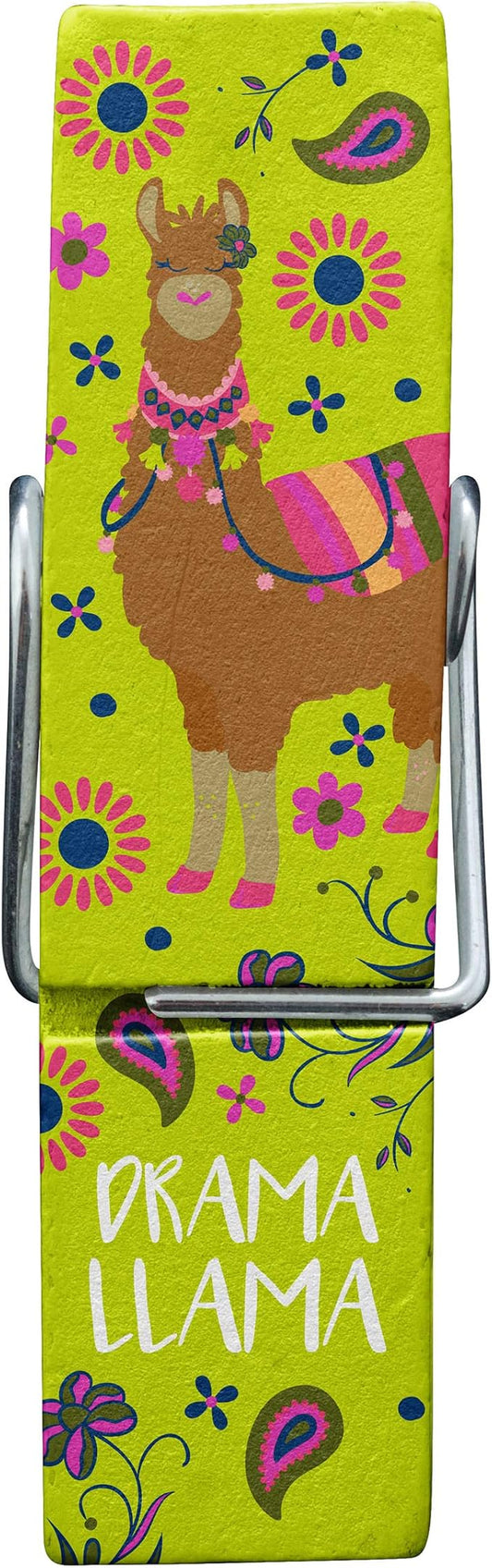 Karma Chip Clips - Bag Clips - Potato Chip Bag Clips - Colorful and Fun Bag Clips for Food and Storage - One Size - Llama