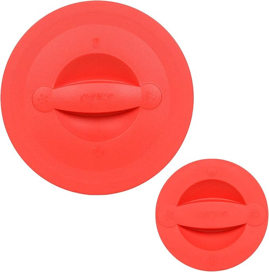Pyrex 516-RRD-PC 2 Cup Red Measuring Cup Lid and 8 Cup Red Measuring Cup Lid, Made in USA