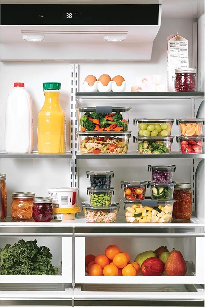 Rubbermaid Brilliance Leak-Proof Food Storage Containers with Airtight Lids