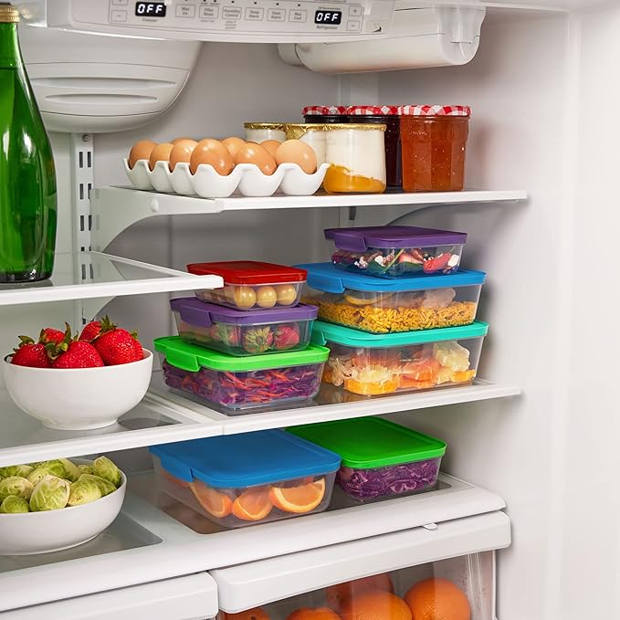 Sistema Nest It Food Storage Containers with Lids, 8-Pack