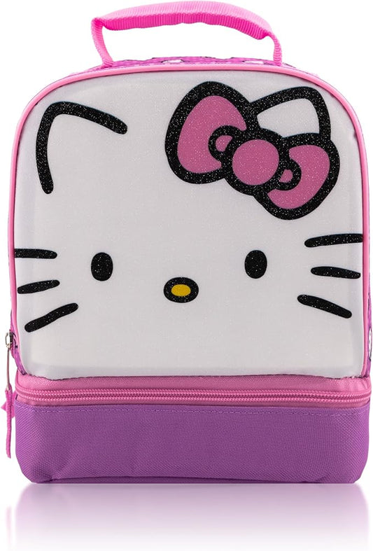 Fast Forward Sanrio Hello Kitty Lunch Box for Kids | Insulated Lunch Bag Lunch Box for Girls, Boys, Unisex | Hello Kitty and Friends Pink Reusable Lunchbox