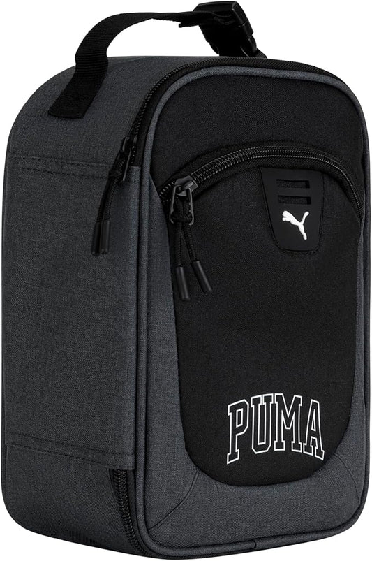 PUMA Unisex Kid's Rally Lunch Box, Black/Granite Heather, Small