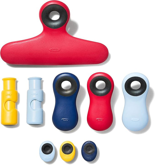 OXO Good Grips Collection Bag Clip, 9 Piece Set, Assorted