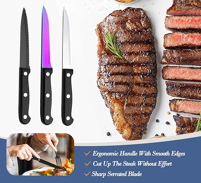 Portable Travel Reusable Utensils Silverware with Case,Travel Camping Cutlery set,Chopsticks and Straw Flatware, Stainless steel Travel Utensil set UP(Purple)