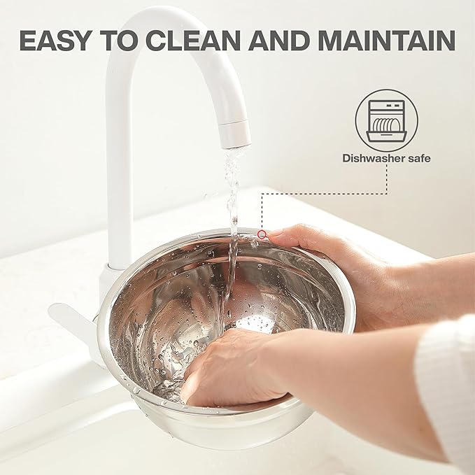 Mixing Bowls with Lids Set of 7PCS Stainless Steel Mixing Bowls, Mixing Bowl Set for Baking Cooking Food Prep & Non-Slip, Includes Measuring Cups Spoon brush whisk and other 11 Kitchen Tools