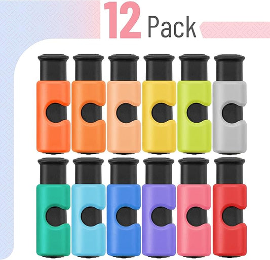 Mr. Pen- Squeeze and Lock Bread Bag Clips, 12 Pack, Squeeze and Lock Bread Clips, Bag Clips for Food Storage, Snack Clips for Food Packages, Food Clips for Bags, Plastic Bag Clip, Food Bag Clips