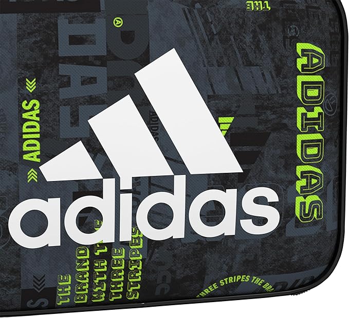 adidas Foundation Insulated Lunch Bag for Men and Women, Upscaled Mix-Black/White, One Size