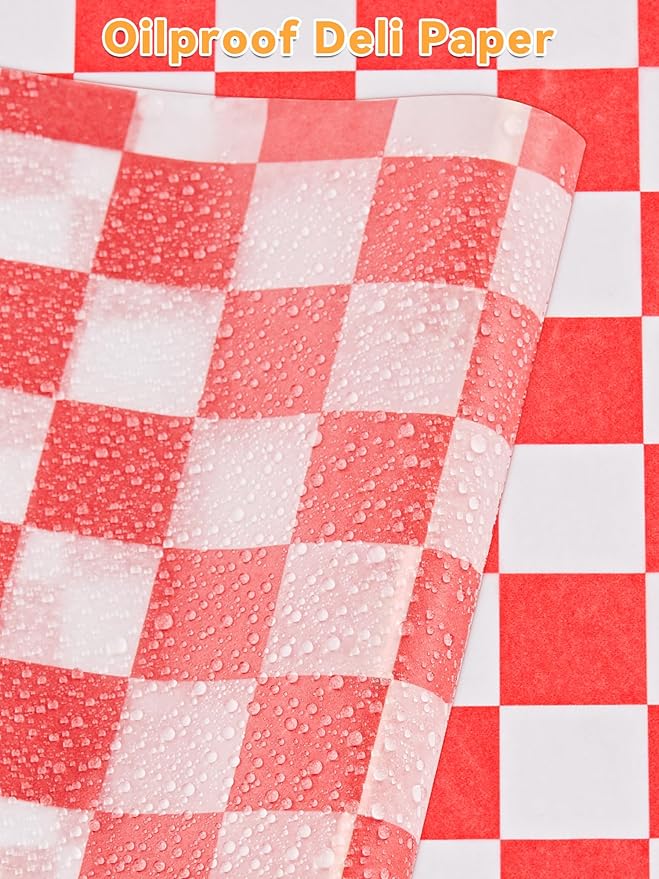 SMARTAKE 12 x 12 Inches Wax Paper for Food, 500 Pcs Non-Stick Hamburger Patty Paper, Square Sandwich Separators Wrapping Paper, for Lunch, Restaurants, Barbecues, Picnics, Parties, 5 Colors