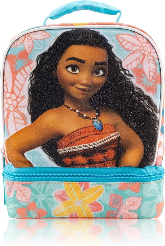 Disney Moana Lunch Box for Kids | Insulated Lunch Bag Lunch Box for Girls, Boys, Unisex | Moana Reusable Lunchbox