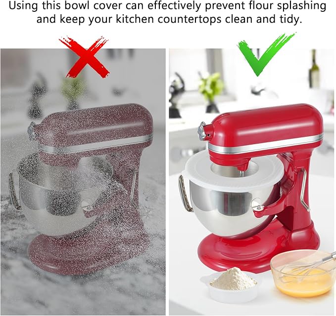 Stainless Steel Bowl for KitchenAid Professional 5 Plus Series and 6 Quart Bowl-Lift Stand Mixer,Mixing Bowl for Kitchenaid Picurean and Professional Models,(With Lid)