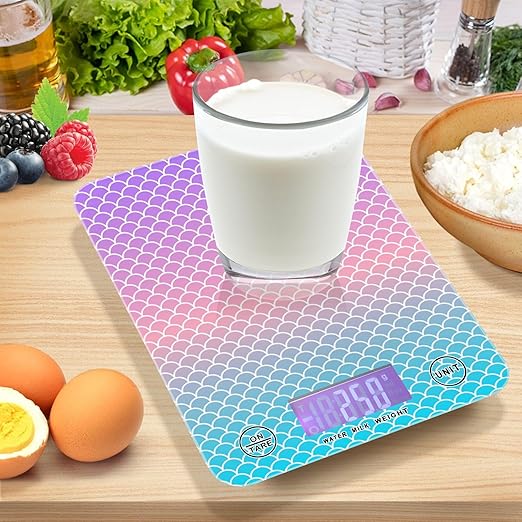 Food Scale Kitchen Scale Food Scales Digital Weight Grams and Ounces Small Electronic Food Scale for Baking Cooking Gradient Fish Scale