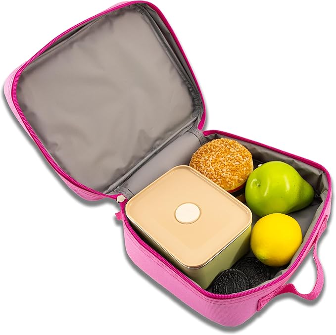 Disney Princess Lunch Box for Kids | Insulated Lunch Bag Lunch Box for Girls, Boys, Unisex, Toddlers| Disney Princess Pink Reusable Lunchbox