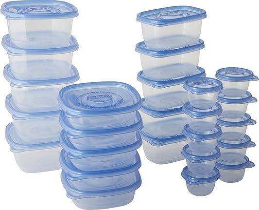 GladWare Food Storage Containers, Lunch Variety Pack, 25 Count Set | With Glad Lock Tight Seal, BPA Free Containers and Lids in a Variety of Sizes to Hold and Store Food