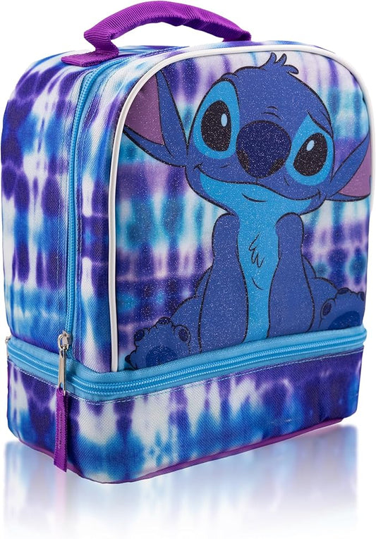Disney Stitch Lunch Box for Kids | Insulated Lunch Bag Lunch Box for Girls, Boys, Unisex | Lilo and Stitch Multicolor Reusable Lunchbox