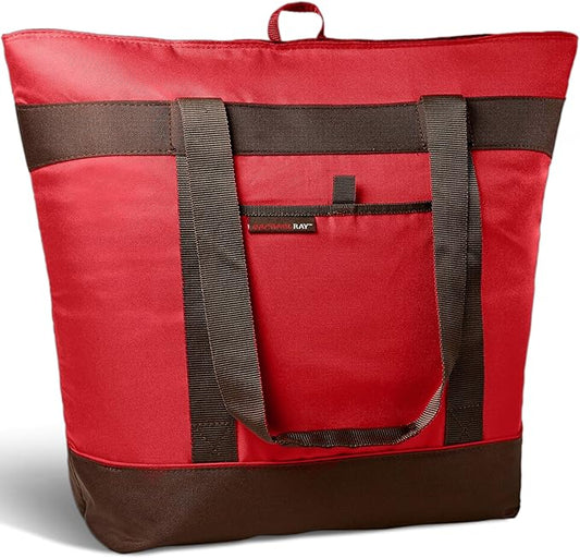 Rachael Ray Jumbo Chillout Thermal Tote, Insulated Soft Sided Cooler Bag