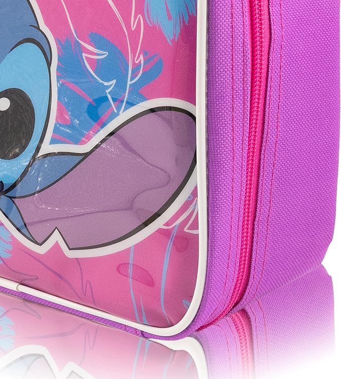 Disney Stitch Lunch Box for Kids | Stitch Insulated Lunch Bag Lunch Box for Girls, Boys, Unisex | Lilo and Stitch Pink Reusable Lunchbox