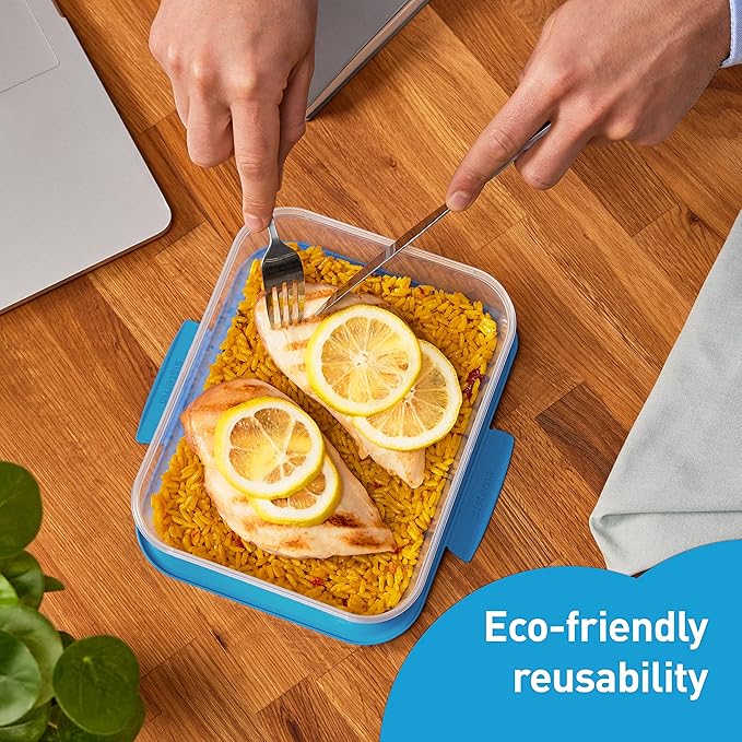 Sistema Nest It Food Storage Containers with Lids, 8-Pack