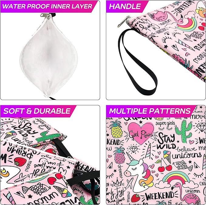 Dual Layer Reusable Sandwich Bags (Unicorns & Rainbows)
