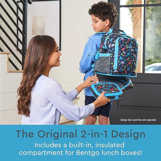 Bentgo Kids Prints 2-in-1 Backpack & Insulated Lunch Bag