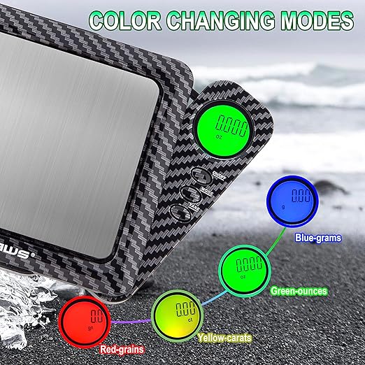 American Weigh Scales Blade Series (Black) Limited Edition Carbonfiber Digital Pocket Scale Carbon Fiber150 Gx 0.01 G