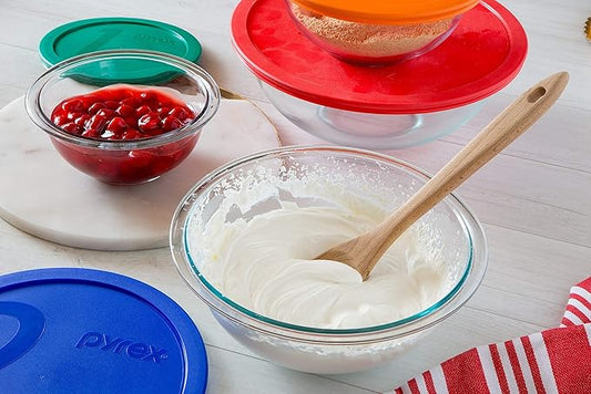 Pyrex Prepware 2-1/2-Quart Glass Mixing Bowl Made in the USA