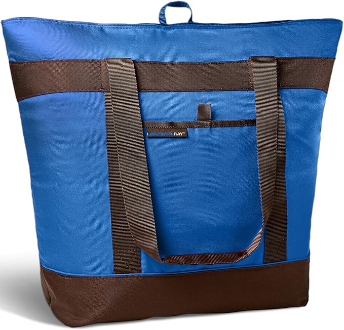 Rachael Ray Jumbo Chillout Thermal Tote, Insulated Soft Sided Cooler Bag